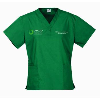 NZ Diploma in Veterinary Nursing Level 6-  Ladies Classic Scrubs Top - H10622