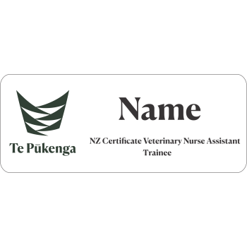 NZ Certificate in Veterinary Nurse Assistant Level 5 Name Badge