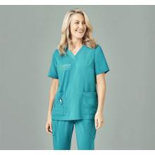 Womens Easy Fit V-Neck Scrub Top - CST941LS Enrolled Nursing from Challenge Marketing NZ