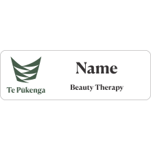 Beauty Therapy Name Badge Te Pukenga Beauty Therapy from Challenge Marketing NZ